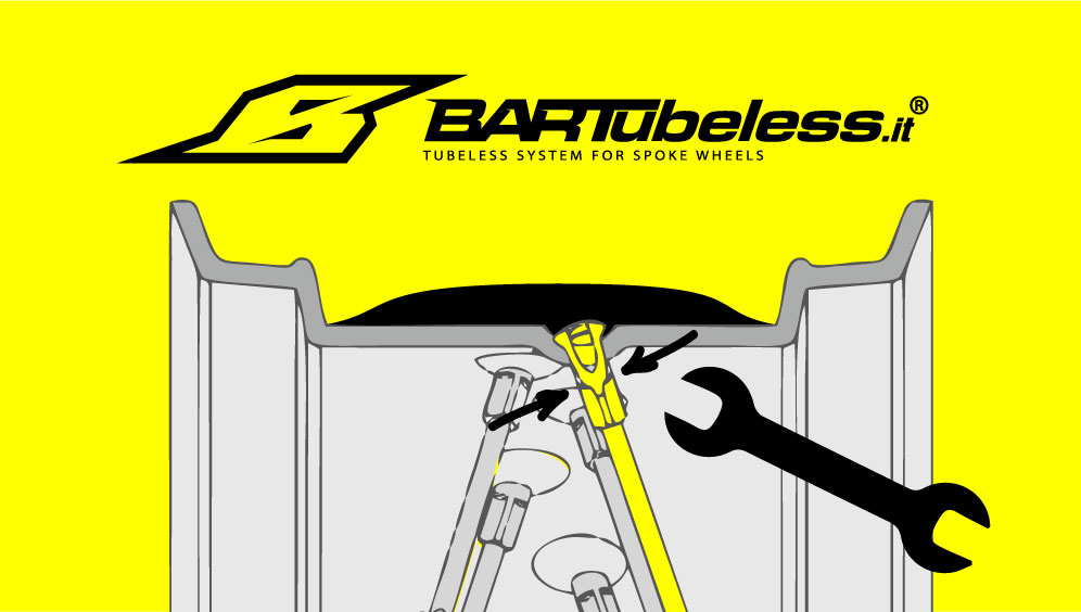 Il sistema Bartubeless consente la regolazione dei raggi mantenendo la tenuta